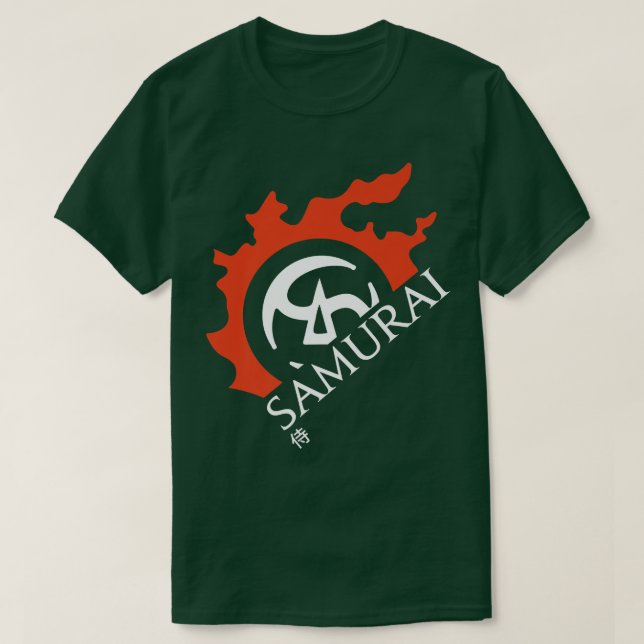 Samurai for Warriors of Light & Darvil (2) T Shirt (Design framsida)