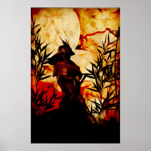 Samurai före strid poster (Framsidan)