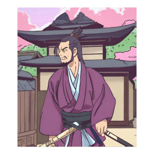 samurai fototryck