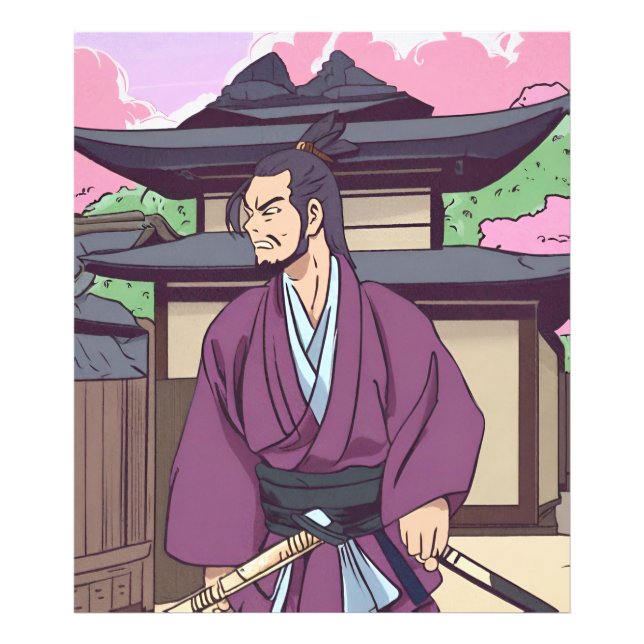 samurai fototryck (Framsidan)