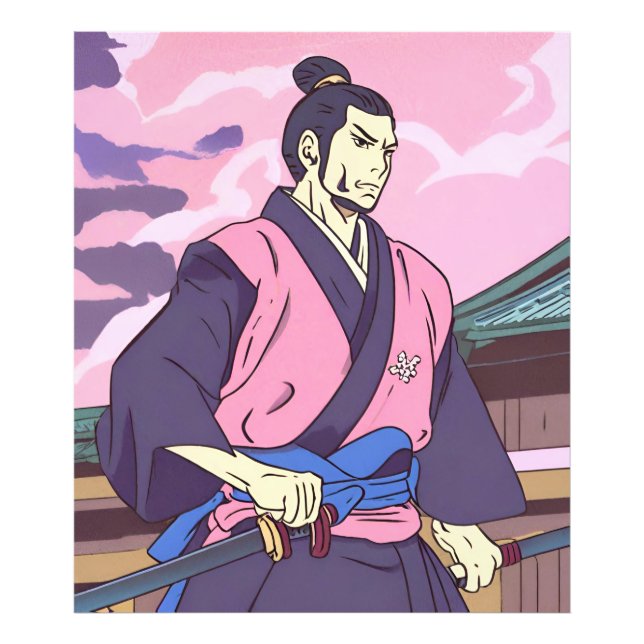 samurai fototryck (Framsidan)