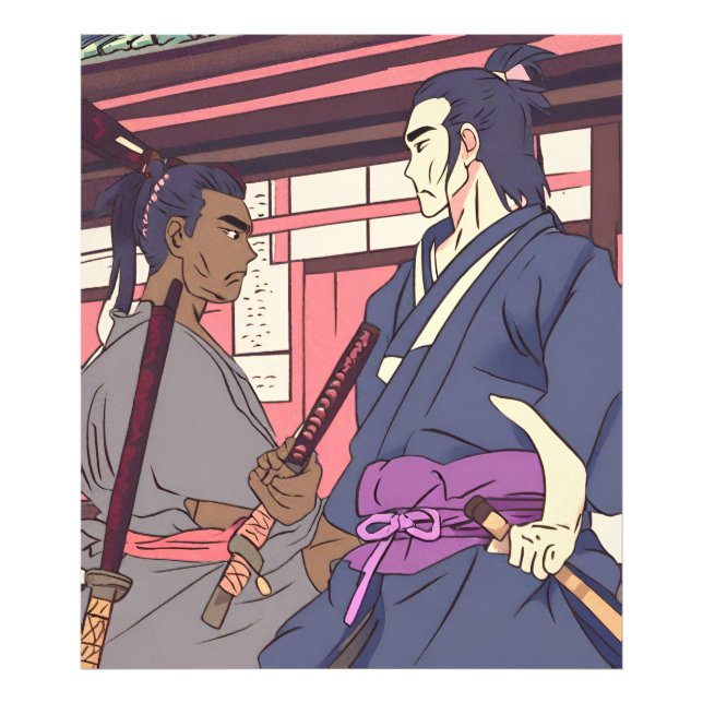 samurai fototryck (Framsidan)