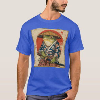 Samurai Frog Japanese Funny Anime Gifts For Men Wo T Shirt
