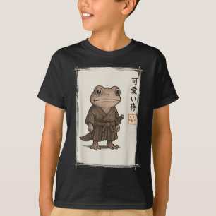 Samurai Frog Japansk Art Anime Funny Manar Women K T Shirt