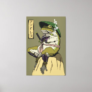 Samurai Frog: Lotus väktare Canvastryck