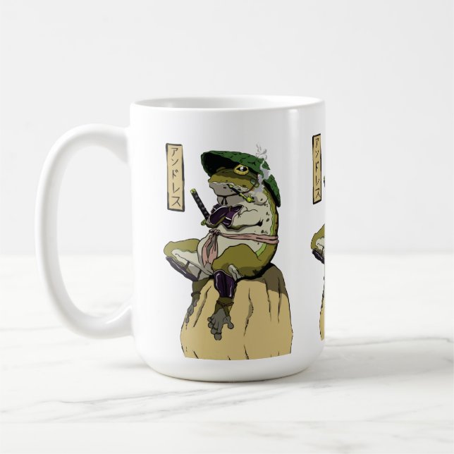 Samurai Frog: Lotus väktare Kaffemugg (Vänster)