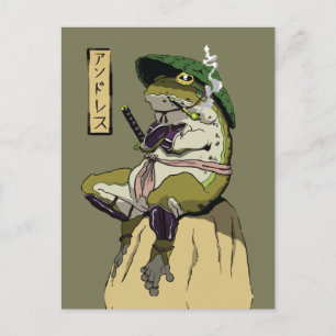Samurai Frog: Lotus väktare Vykort