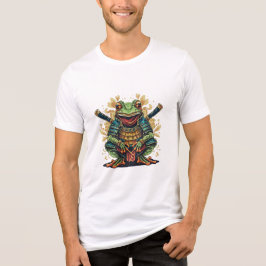 Samurai frog warrior Bella+Canvas Tri-blend T-Shir T Shirt