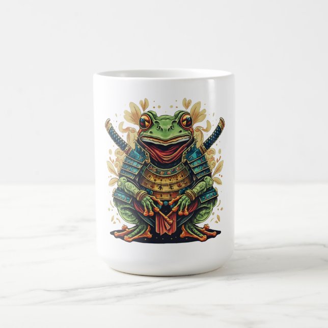 Samurai frog warrior Classic Mug Kaffemugg (Center)