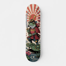 Samurai Frog warrior Skateboard