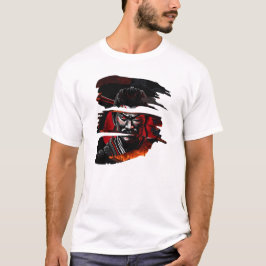 Samurai Fury - Warrior Bushido Japanese Art T Shirt