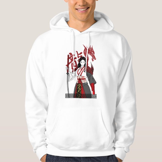 Samurai Geisha Hoodie (Framsida)