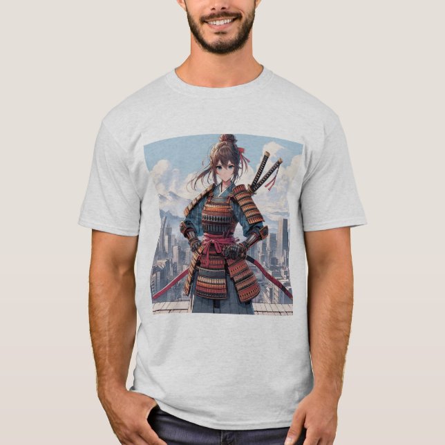 Samurai Girl: Hedersblad T Shirt (Framsida)