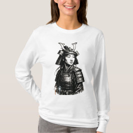 Samurai Girl street art T Shirt