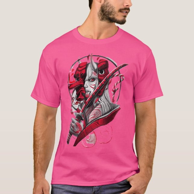 Samurai Girl T Shirt (Framsida)
