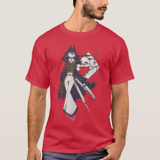 Samurai Girl Warrior Ukiyo Fpe Papper E T Shirt