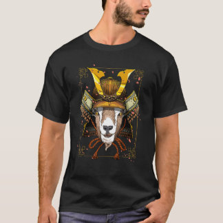Samurai Goat Farmer Japanese Warrior Bushido Japan T Shirt