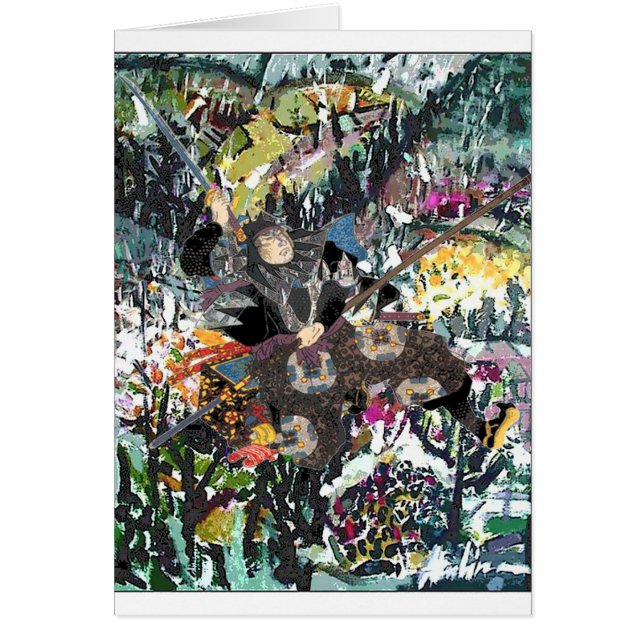 SAMURAI HÄLSNINGSKORT (Framsidan)