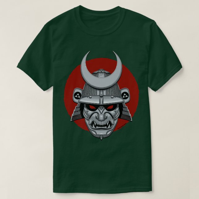 Samurai Helm (2) T Shirt (Design framsida)