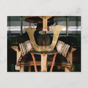 Samurai helmet, mitten av 1400-talet vykort