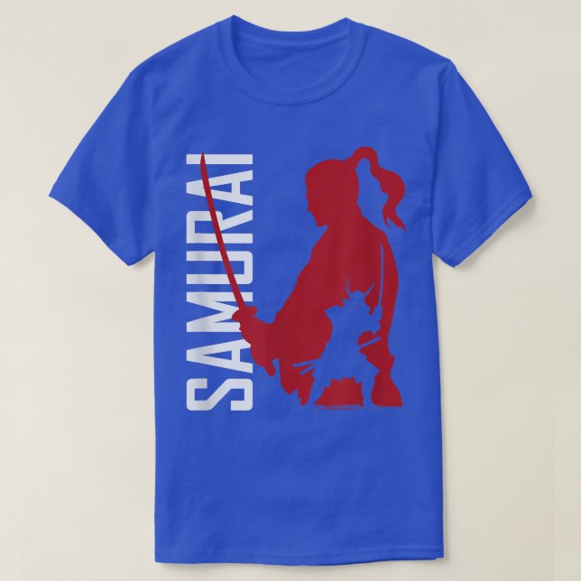 Samurai Honor Warrior från Japan T Shirt (Design framsida)