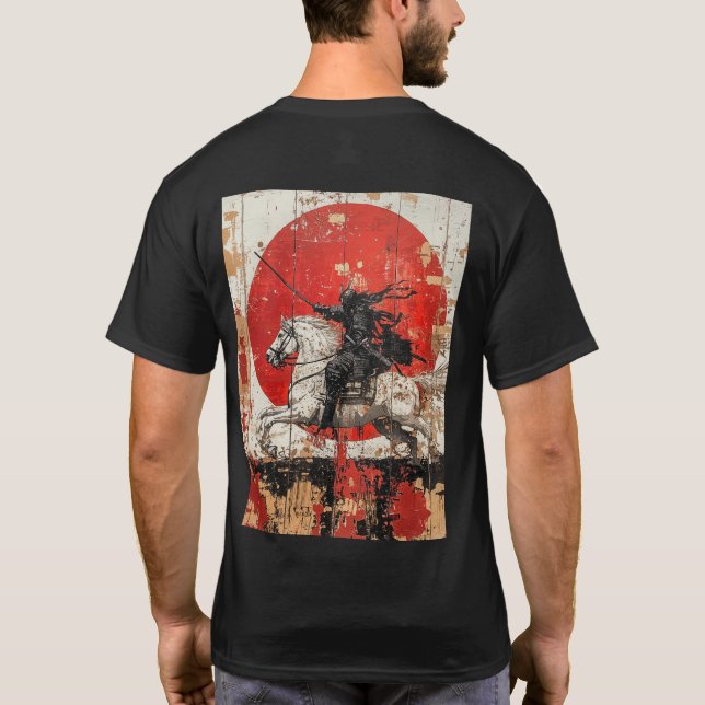 Samurai Horseman T Shirt (Baksida)