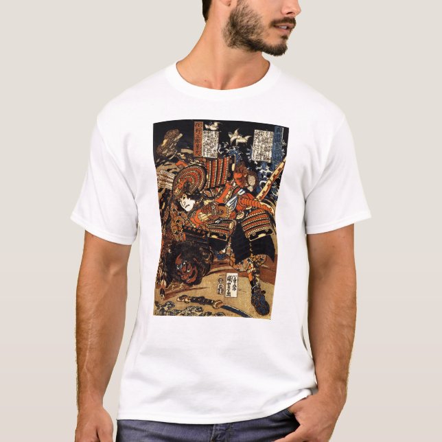 Samurai i strid, circa 1800's tröja (Framsida)