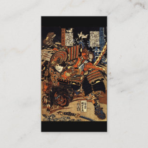 Samurai i strid, circa kort för affär 1800's