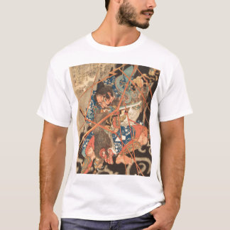 Samurai i strid t-shirt