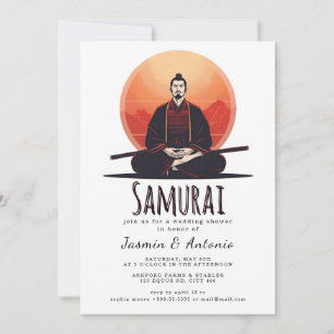 Samurai Inbjudningar