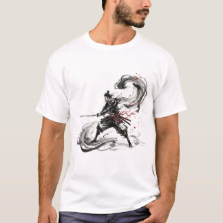 Samurai Ink Storm T Shirt