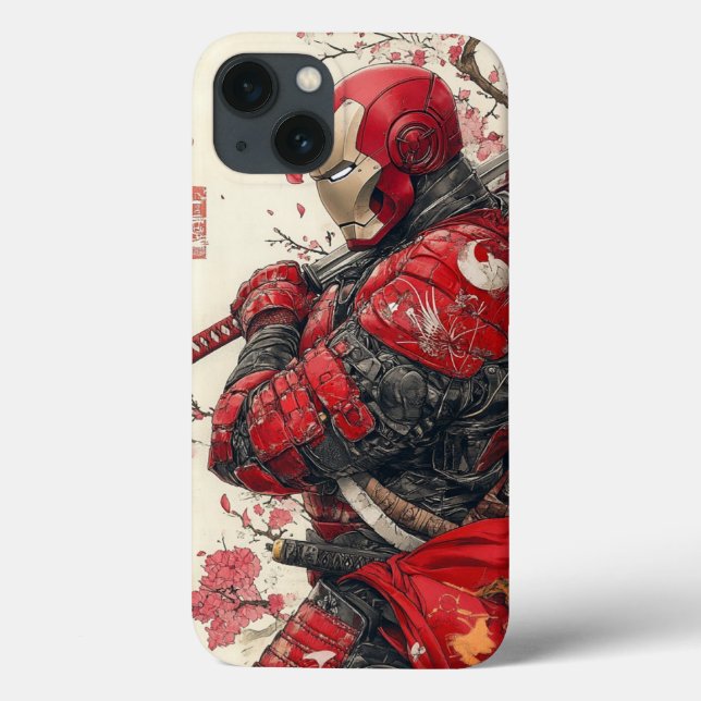 Samurai Iron Man: Crimson Shogun Armor Case (Baksida)