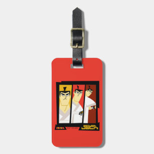 Samurai Jack Character Tri-Panel Futuristiska Ram Bagagebricka