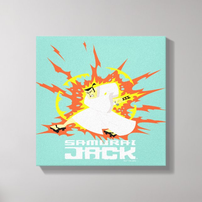 Samurai Jack Energy Graphic Canvastryck (Framsida)