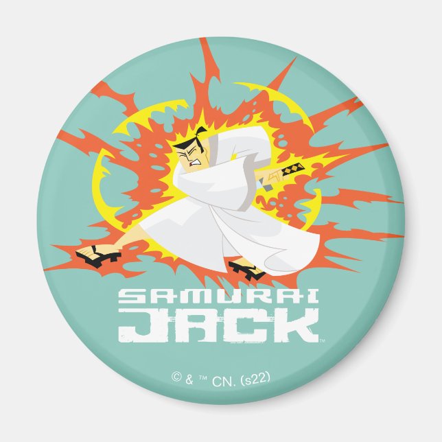 Samurai Jack Energy Graphic Magnet (Framsidan)