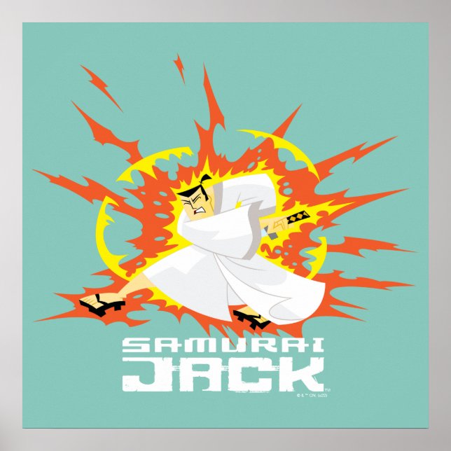 Samurai Jack Energy Graphic Poster (Framsidan)
