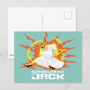 Samurai Jack Energy Graphic Vykort