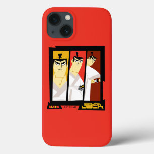 Samurai Jack Karaktär Tri-Panel Futuristisk Ram