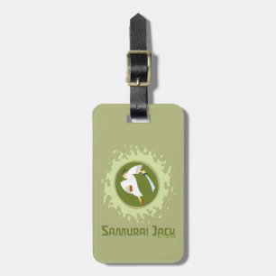 Samurai Jack Leaping Graphic Bagagebricka