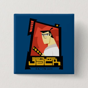Samurai Jack Lyst Framtida Ram Grafisk Knapp