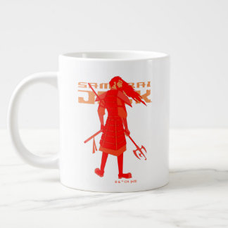 Samurai Jack Red Warrior Graphic Jumbo Mugg