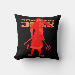 Samurai Jack Red Warrior Graphic Kudde