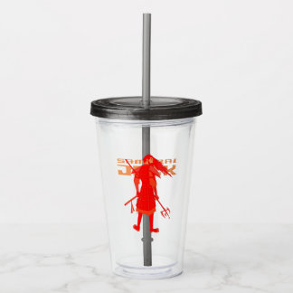 Samurai Jack Red Warrior Graphic Take Away Mugg