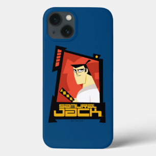Samurai Jack Smiling Futuristiska Ram Graphic