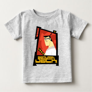 Samurai Jack Smiling Futuristiska Ram Graphic T Shirt