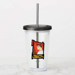 Samurai Jack Smiling Futuristiska Ram Graphic Take Away Mugg