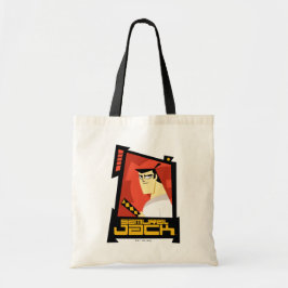 Samurai Jack Smiling Futuristiska Ram Graphic Tygkasse