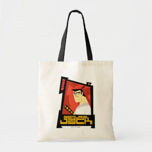 Samurai Jack Smiling Futuristiska Ram Graphic Tygkasse