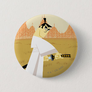 Samurai Jack Teckning Sword Knapp