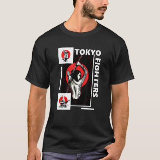 Samurai Japan Girl Clipart Stil Warrior Streetwea T Shirt